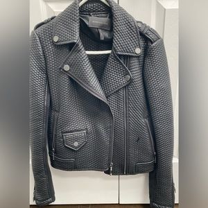 BCBG MaxAzria leather faux jacket